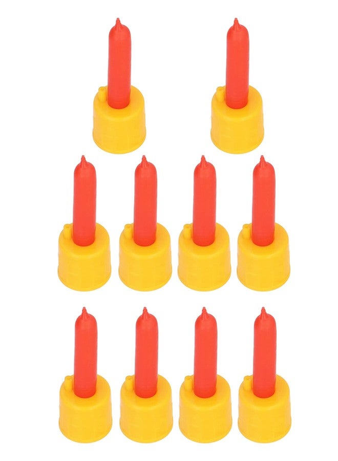 فديت ١٠ حلمات شرب حليب الخراف لإطعام الحيوانات الصغيرة، حلمات رضاعة محمولة للماعز، مناسبة للخراف والكلاب والمهور، مصنوعة من السيليكون والبلاستيك. - Image 4